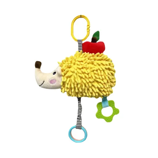 Tulilo Závěsná edukační hračka s melodii a s kousátkem - Ježek