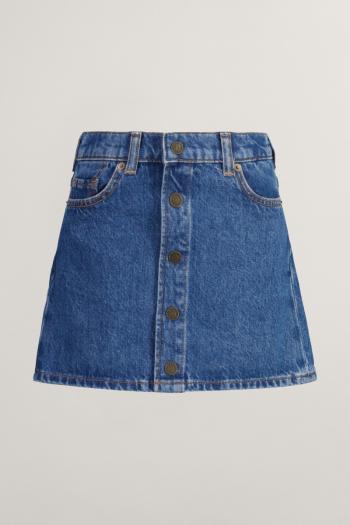 SUKNĚ GANT DENIM MINI SKIRT MID BLUE