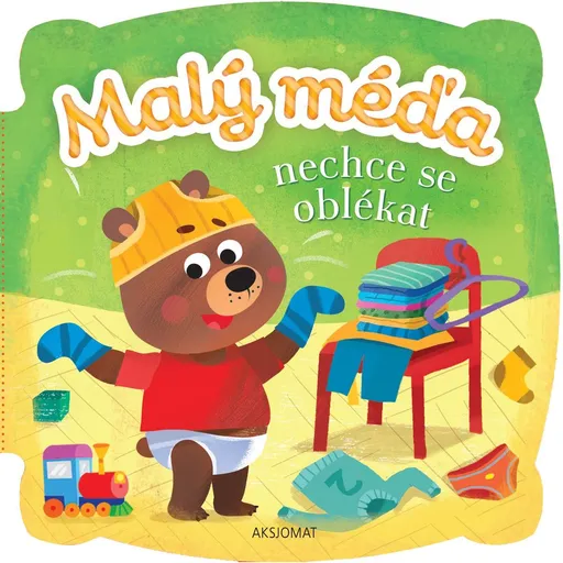 Malý méďa. Nechce se oblékat