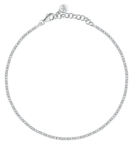 Morellato Třpytivý stříbrný náramek se zirkony Tesori SAIW133