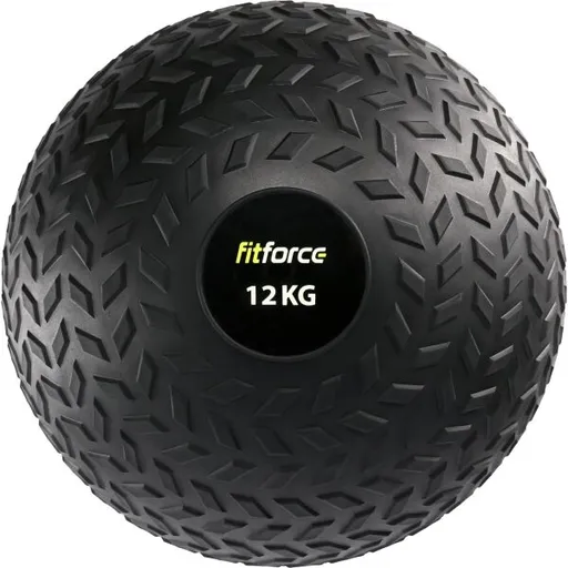Fitforce SLAM BALL 12 KG Medicinbal, černá, velikost 12 KG