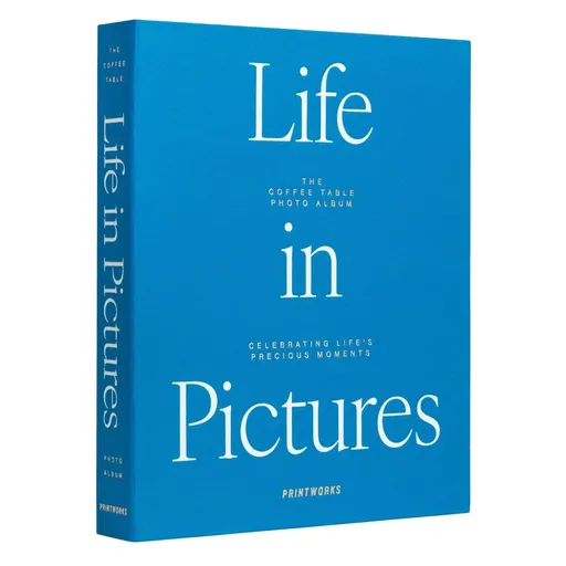 Fotoalbum LIFE IN PICTURES, modrá, Printworks