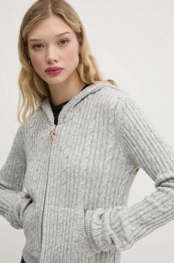 Kardigan Superdry šedá barva, W6110556A-B6E