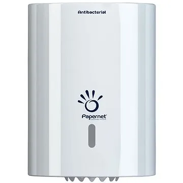 PAPERNET Zásobník pro ručník v roli antibakteriální plast, bílý (8024929561444)