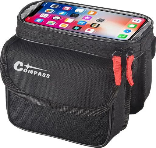 Compass 93272 Cyklotaška nad rám oboustranná + PHONE 6,7"