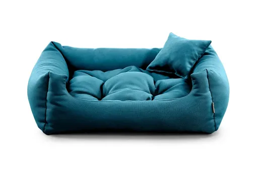 Vsepropejska Lux nadýchaný pelech pro psa Barva: Modrá, Rozměr (cm): 130 x 110