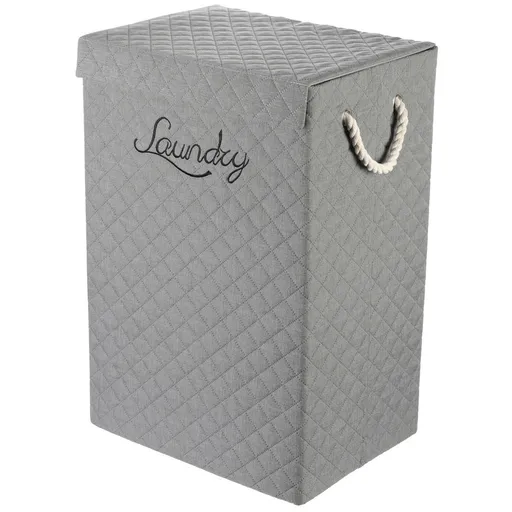 Autronic Látkový koš s uchy a víkem, béžová