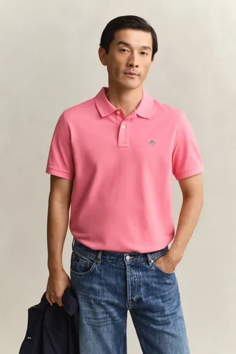 POLOKOŠILE GANT REG SHIELD SS PIQUE POLO ROSE PINK