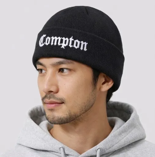 Mr. Tee Compton Beanie black - UNI