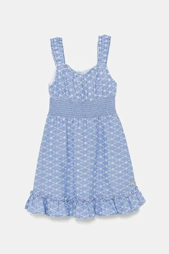 Dětské bavlněné šaty Guess