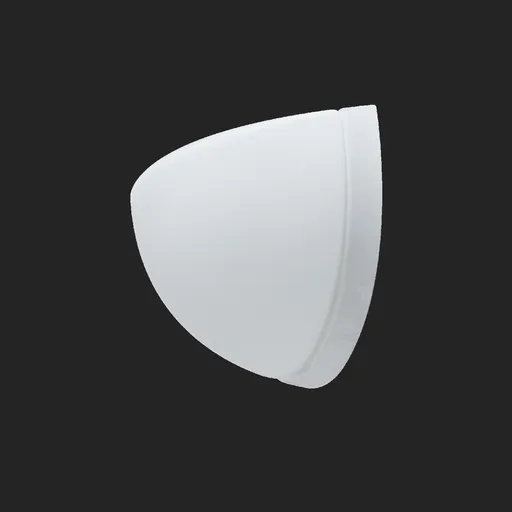 OSMONT NEL59450 NELA DL1 nástěnné skleněné svítidlo bílá IP43 3000 K 8W LED