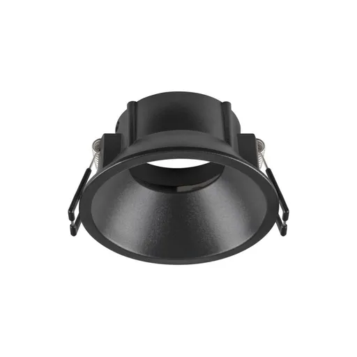 BIG WHITE (SLV) NEW TRIA 75 kroužek pro vestavbu do stropu, prohloubený, D: 8,2 H: 4,3 cm, IP 20, černá 1007488