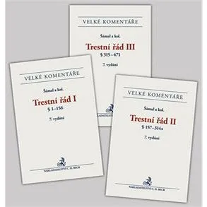 Trestní řád Komentář (978-80-7400-465-0)