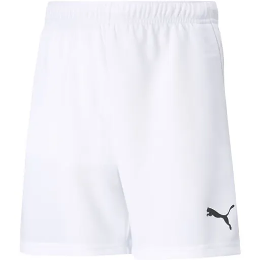 Puma TEAMRISE SHORTS Juniorské šortky, bílá, velikost