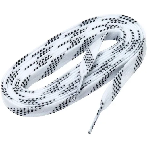 WINNWELL WAX LACES Hokejové tkaničky, bílá, velikost