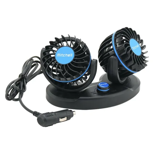 Compass Ventilátor do auta MITCHELL DUO 2x85 mm 12V na palubní desku -