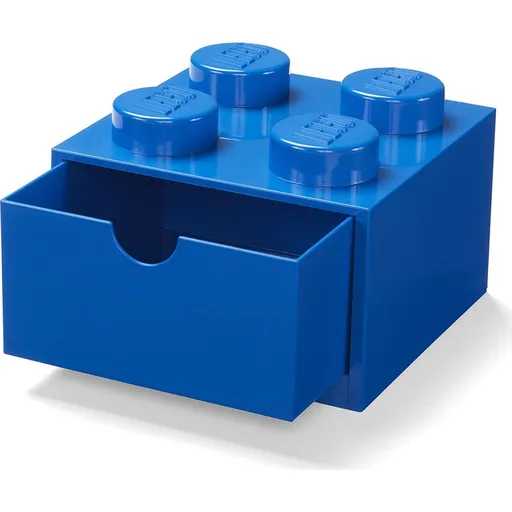 LEGO® úložný box 4 se šuplíky - modrá