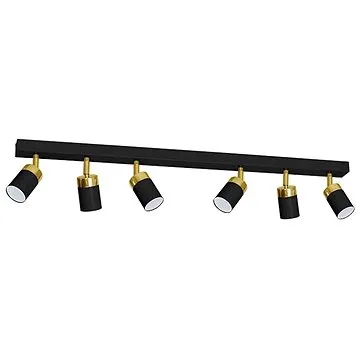 Stropní bodové svítidlo JOKER 6xGU10/25W/230V černá (110093)