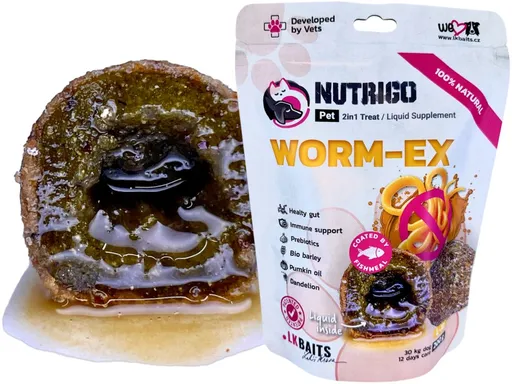 LK Baits Pet Doplněk stravy Nutrigo Dog Supplement Worm Ex,LK Baits Pet Doplněk stravy Nutrigo Dog Supplement Worm Ex