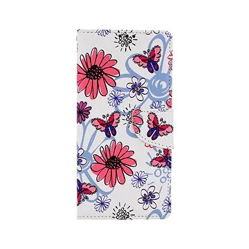 TopQ Xiaomi Redmi Note 9 Pro knížkový Flowers 50663 (Sun-50663)