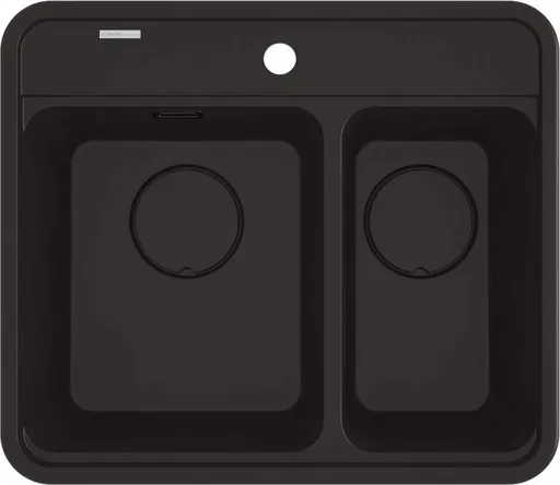 DEANTE Momi černý Granitový dřez, 1.5-miska ZKM_N503