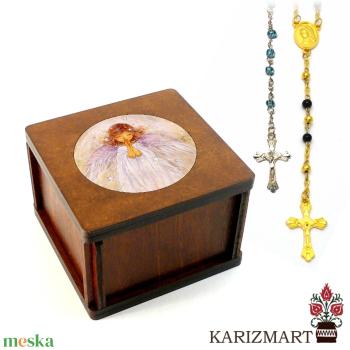 ✟ Rózsafüzér díszdobozzal #DD01-RF-8