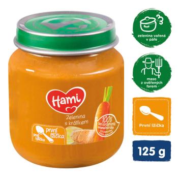 HAMI Příkrm masozeleninový Zelenina s králíkem od uk 4. měsíce 125g