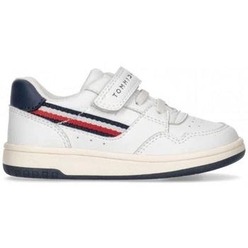 Tommy Hilfiger  STRIPES LOW CUT  Módne tenisky Biela