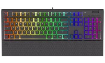 Endorfy herná klávesnica Omnis Pudd.Kaihl BL RGB /USB/ blue switch / drôtová / mechanická / US layout / čierna RGB