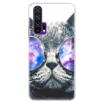 Odolné silikonové pouzdro iSaprio - Galaxy Cat - Honor 20 Pro