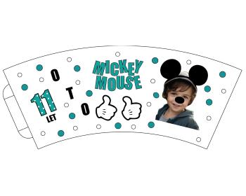 Personal Personalizované papierové poháre 6 ks - Mickey Mouse