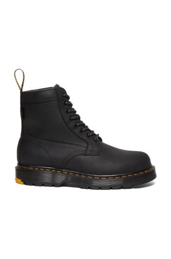 Kožené workery Dr. Martens 1460 Trinity černá barva, na plochém podpatku, zateplené, DM31190001