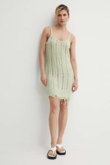 Šaty z vlněné směsi Résumé ArmieRS Knit Dress zelená barva, mini, 20331113