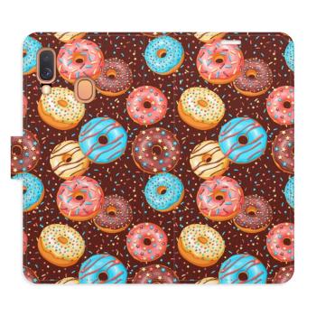 Flipové pouzdro iSaprio - Donuts Pattern - Samsung Galaxy A40