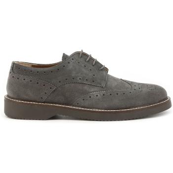 Duca Di Morrone  Enrico - Suede Gray  Nízka obuv do mesta Šedá