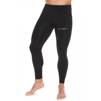 Pánské běžecké legíny Brubeck Running Force  Black  L