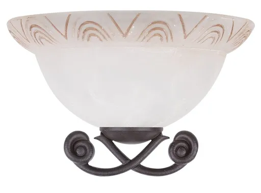 Skleněná nástěnná lampa 60W E27 Gio