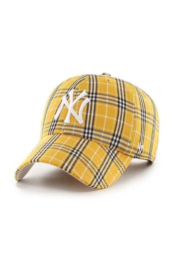 Kšiltovka 47 brand MLB New York Yankees žlutá barva, vzorovaná, B-BUGGN17IDS-HN