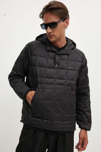 Péřová bunda Gramicci Down Pullover Jacket pánská, černá barva, přechodná, G3FU.J102.TG