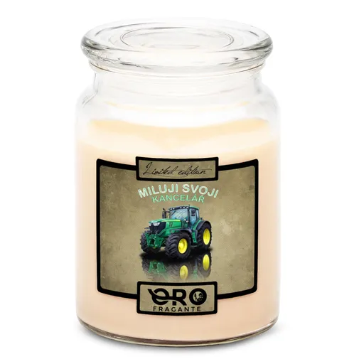 Svíčka Miluji svou kancelář (Vůně svíčky: Vanilka)