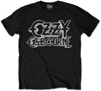 Ozzy Osbourne Tričko Vintage Logo Unisex Black XL