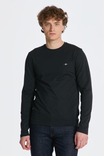 TRIČKO GANT SLIM SHIELD LS T-SHIRT BLACK