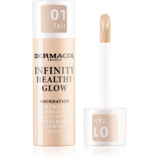 Dermacol Infinity Healthy Glow tekutý make-up SPF 10 odstín 01 Fair 20 g