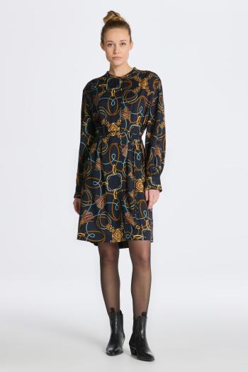 ŠATY GANT REL ROPE PRINT SHIRT DRESS EVENING BLUE