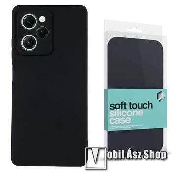 Xiaomi Poco X5 Pro, Redmi Note 12 Pro Speed, Redmi Note 12 Pro 5G, Xpro Soft Touch Telefontok, Kameravédelemmel, Mikroszálas szövettel bevont belsővel, Fekete