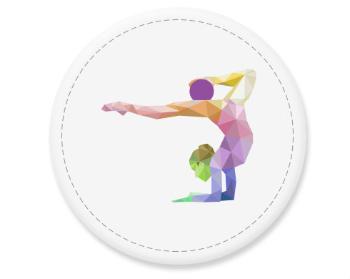 Placka magnet Gymnastika