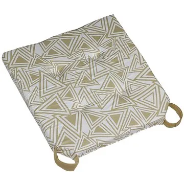 Bellatex Hladký Ulla - 40 × 40 cm - trojúhelníky béžové (7629)