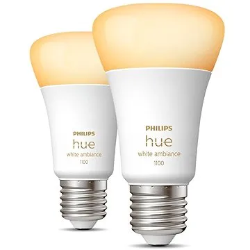 Philips Hue White Ambiance 8W 1100 E27 2ks (929002468404)