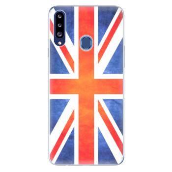 Odolné silikonové pouzdro iSaprio - UK Flag - Samsung Galaxy A20s