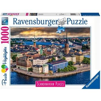 Ravensburger 167425 Skandinávie Stockholm, Švédsko 1000 dílků  (4005556167425)